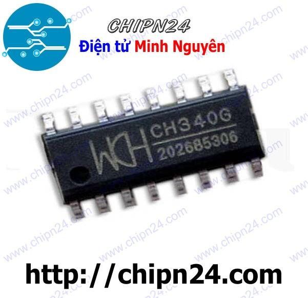 [1 con] (SOP) IC Dán CH340G SOP-16 (SMD) (CH340 340)