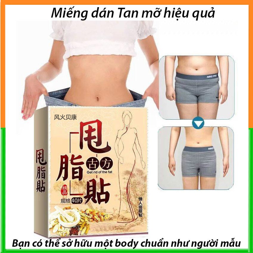 Miếng dán tan mỡ bụng hiệu quả nhanh chóng