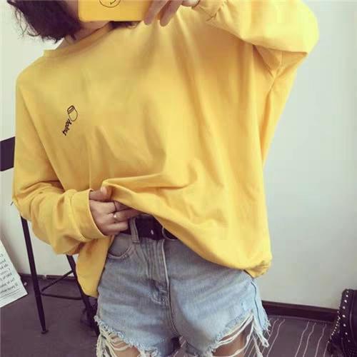 ÁO THUN NỮ FORM RỘNG TAY DÀI KJ89