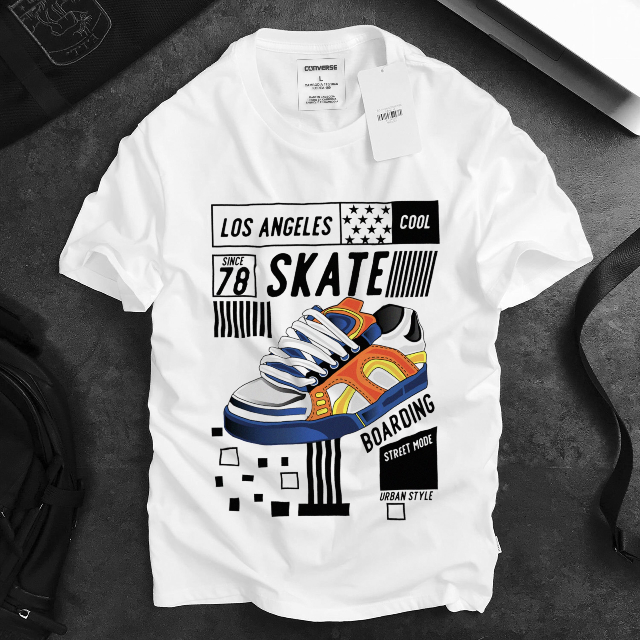 [HCM]Áo thun TAY NGẮN Skate 78 (TAY LỠ IB)