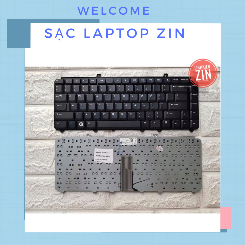 Phím laptop dell 1400 1525 1545 1540 1318 1130 1330 1500 1520 p446j 1318 1420 1521 1410 màu đen - bạc nhập khẩu