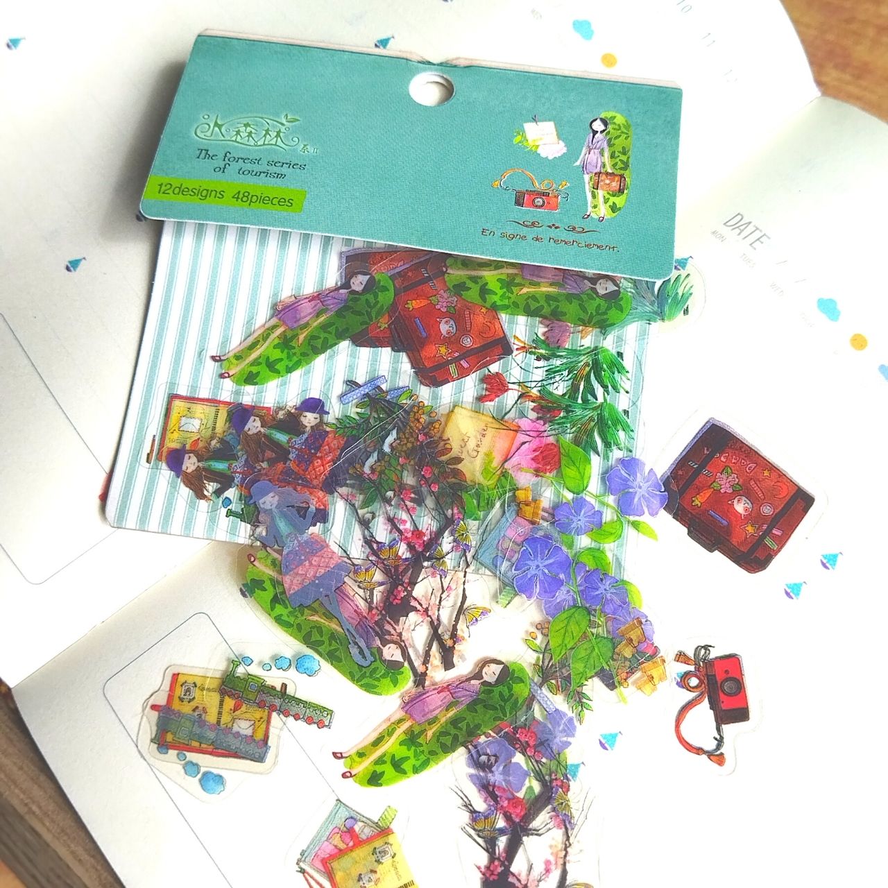 [HCM]Bộ 48 Sticker Hình Dán mini Thanh Xuân