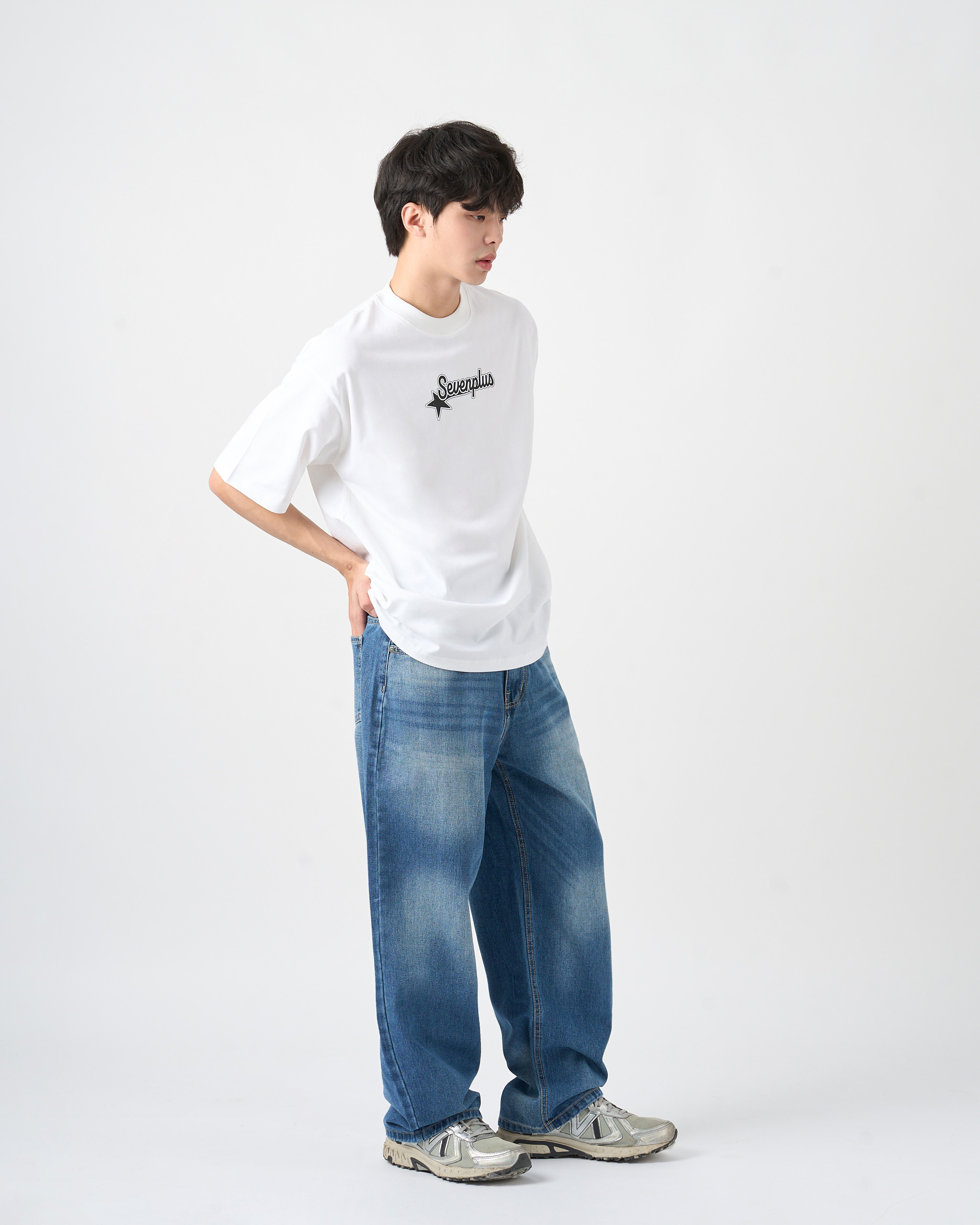 Quần jeans washed SEVENZIA®