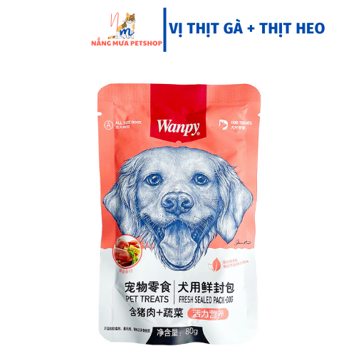 Pate cho chó, pate wanpy cho chó chính hãng