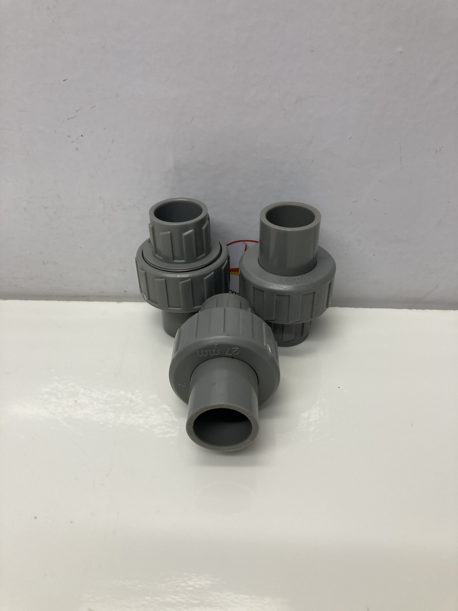 Khớp nối sống ( rắc co ) PVC phi 27, phi 34 Bình Minh