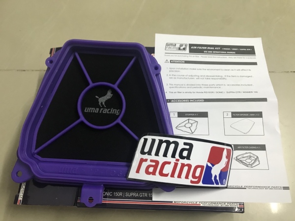 Lọc Gió độ Uma Racing gắn như zin cho Honda Winner - WinnerX - Sonic
