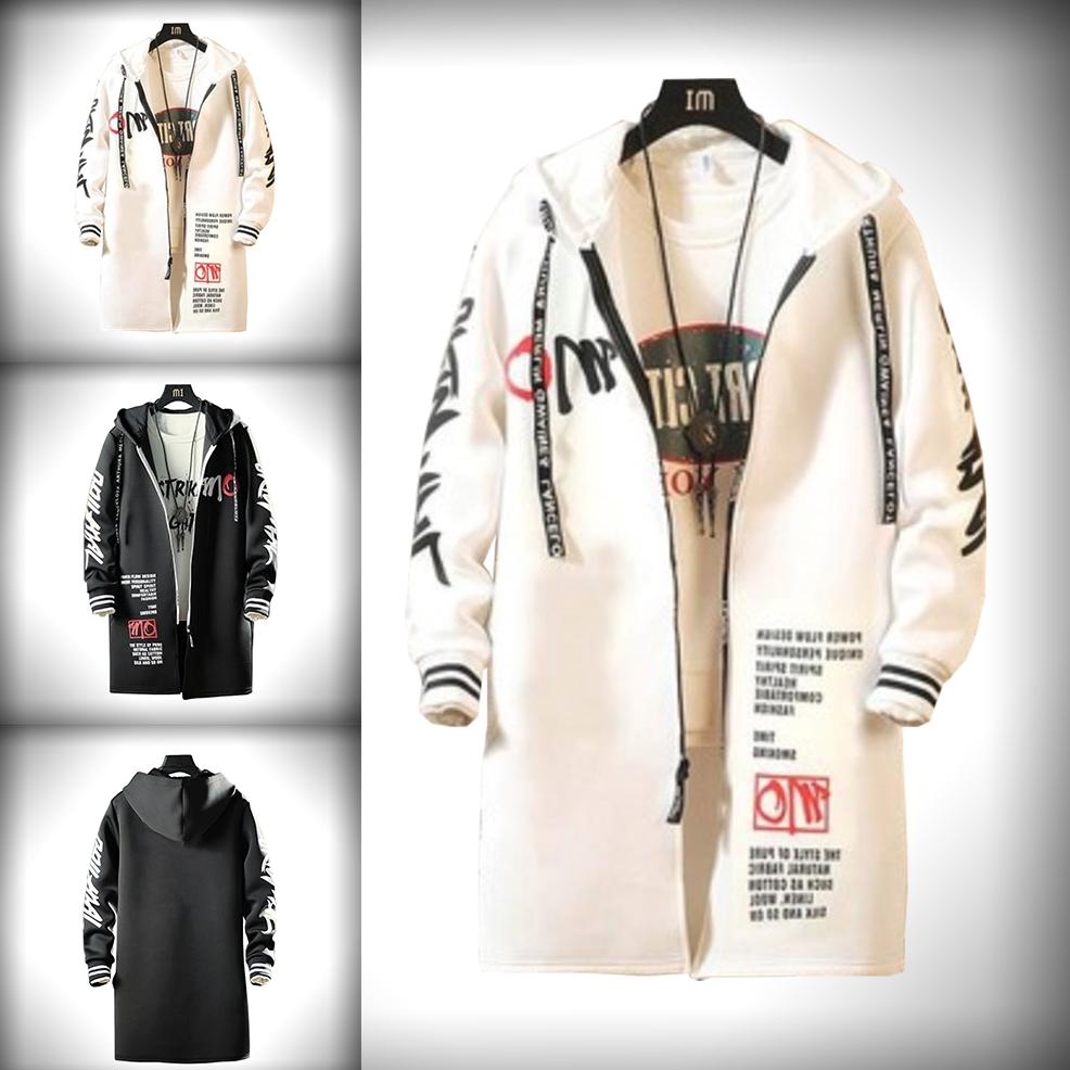 Áo Khoác Nỉ Thu Đông Nam Liền Mũ Có Khóa Kéo Chất Nỉ Bông Cao Cấp Thời Trang Đường Phố  4MENHCM KHOAC NAM 9000020C