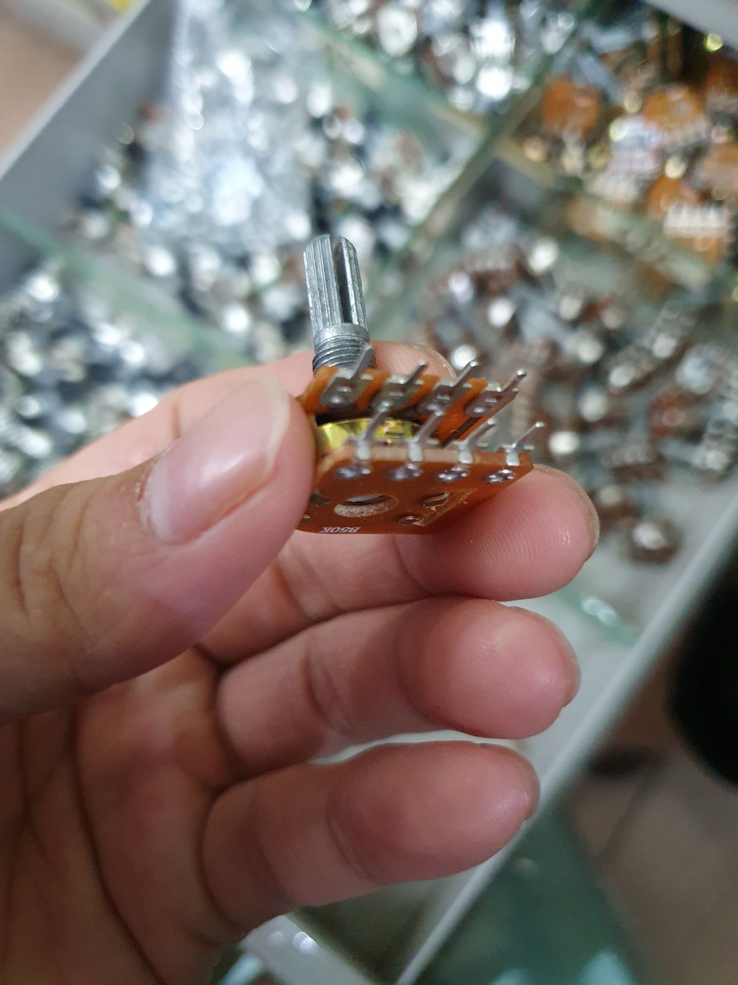 5 chiếc chiết áp 8 chân 2 hàng 50K