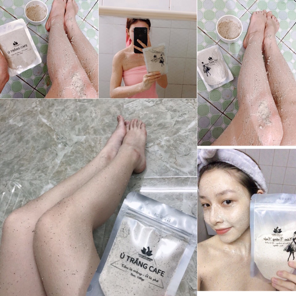 (100gr) Combo 1 gói ủ cafe ,dùng cho face và body