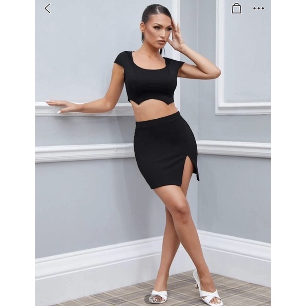 [ SIZE LỚN BIGSIZE 55Kg-100Kg ] CHÂN VÁY THUN XẺ ĐÙI