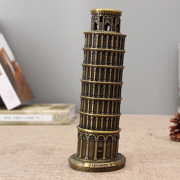 Mô Hình Tháp Nghiêng Pisa cao 20 cm