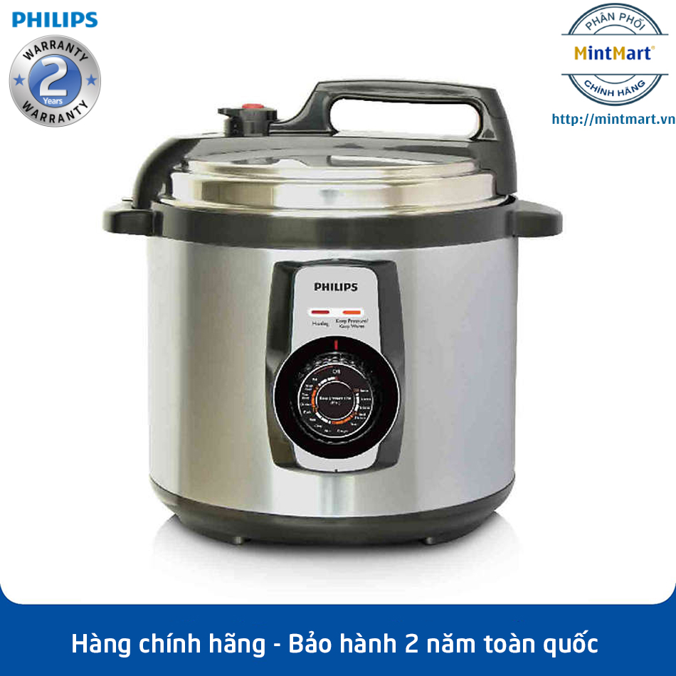 Nồi áp suất điện Philips HD2103/66 5 lít 900W - Bản tiếng việt - Hàng chính hãng - Bảo hành 24 tháng toàn quốc