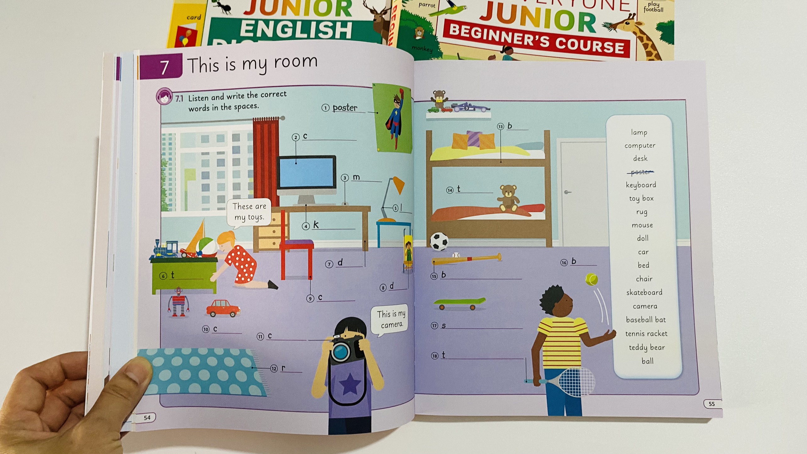 English for Everyone Junior Beginner's Practice Book : Look, Listen, Learn, and Practise