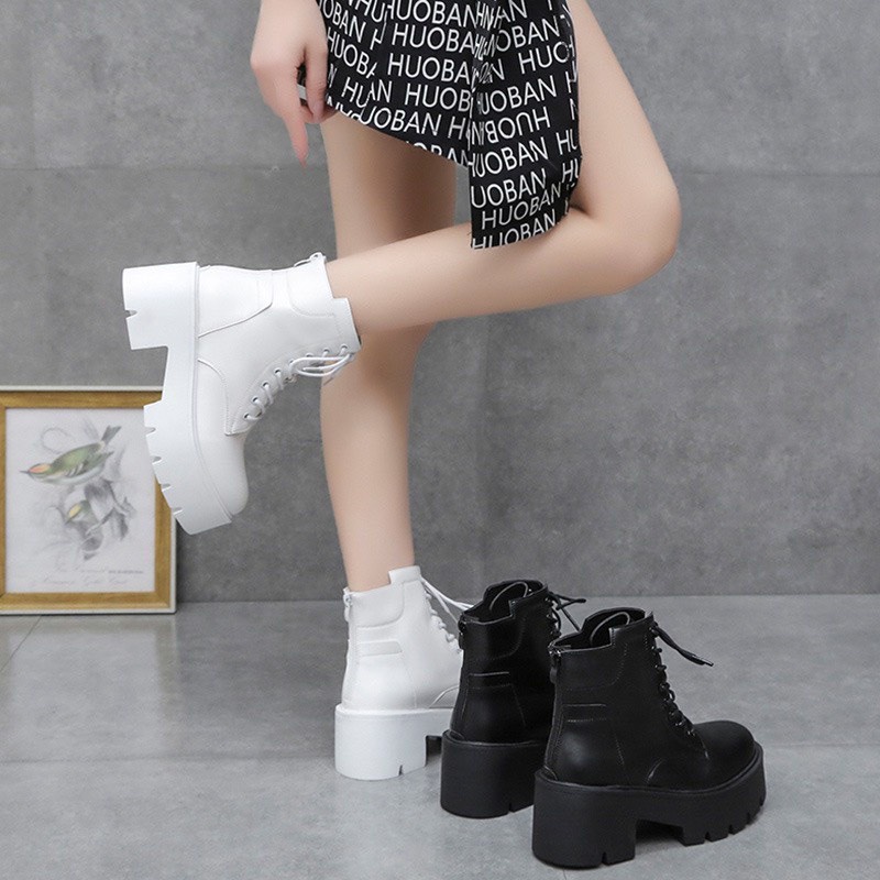 [Giá hủy diệt] Bốt Chiến Binh Buộc Dây Khoá Sau 7 Phân Siêu Chất– SuBim.Store (Mã A91 )