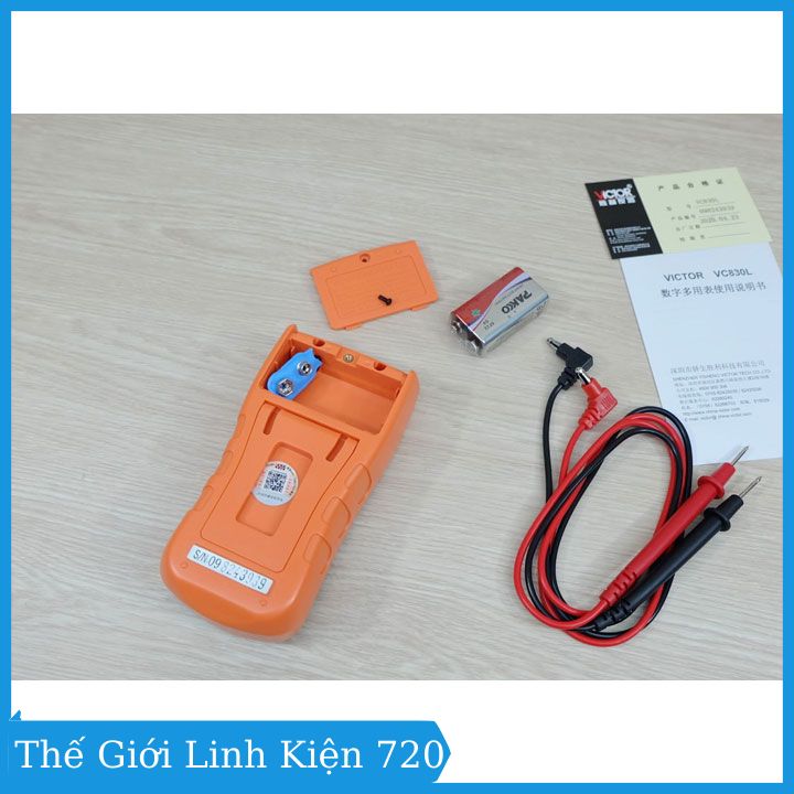 Đồng hồ đo vạn năng Digital Multimeter VC830L