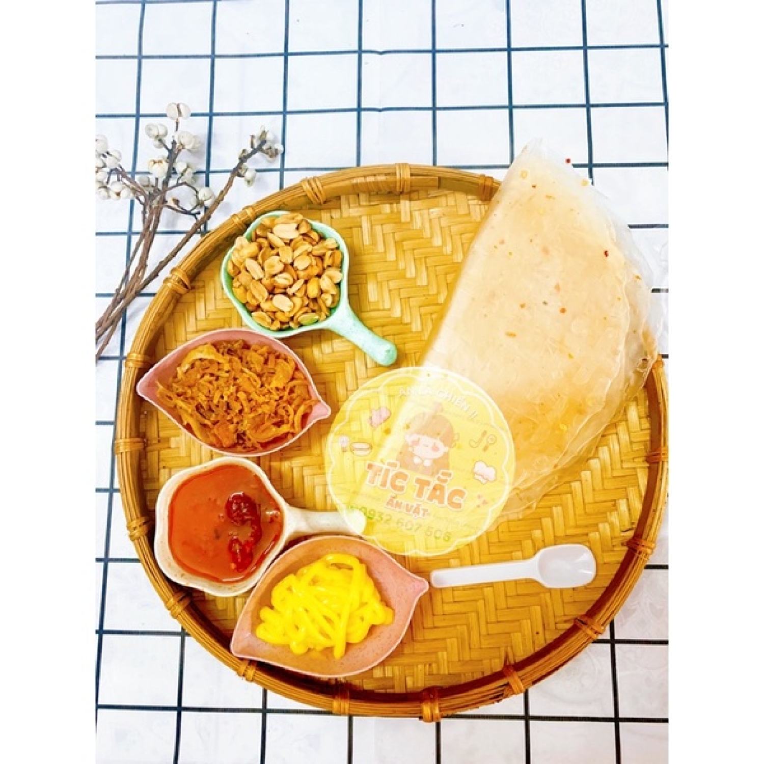 Bánh Tráng Chấm Bơ Me (dẻo ớt)