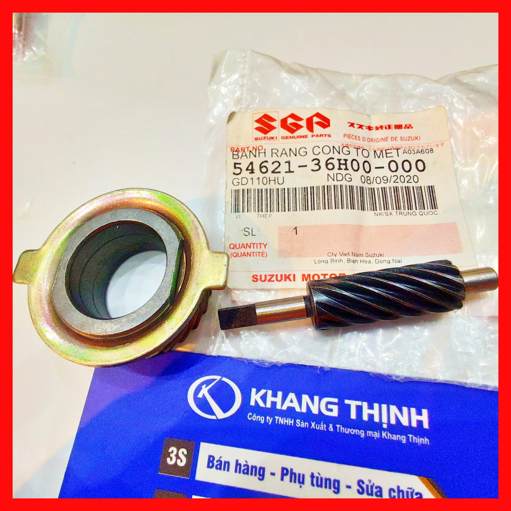 Bánh răng công tơ mét suzuki gd - hàng chính hãng