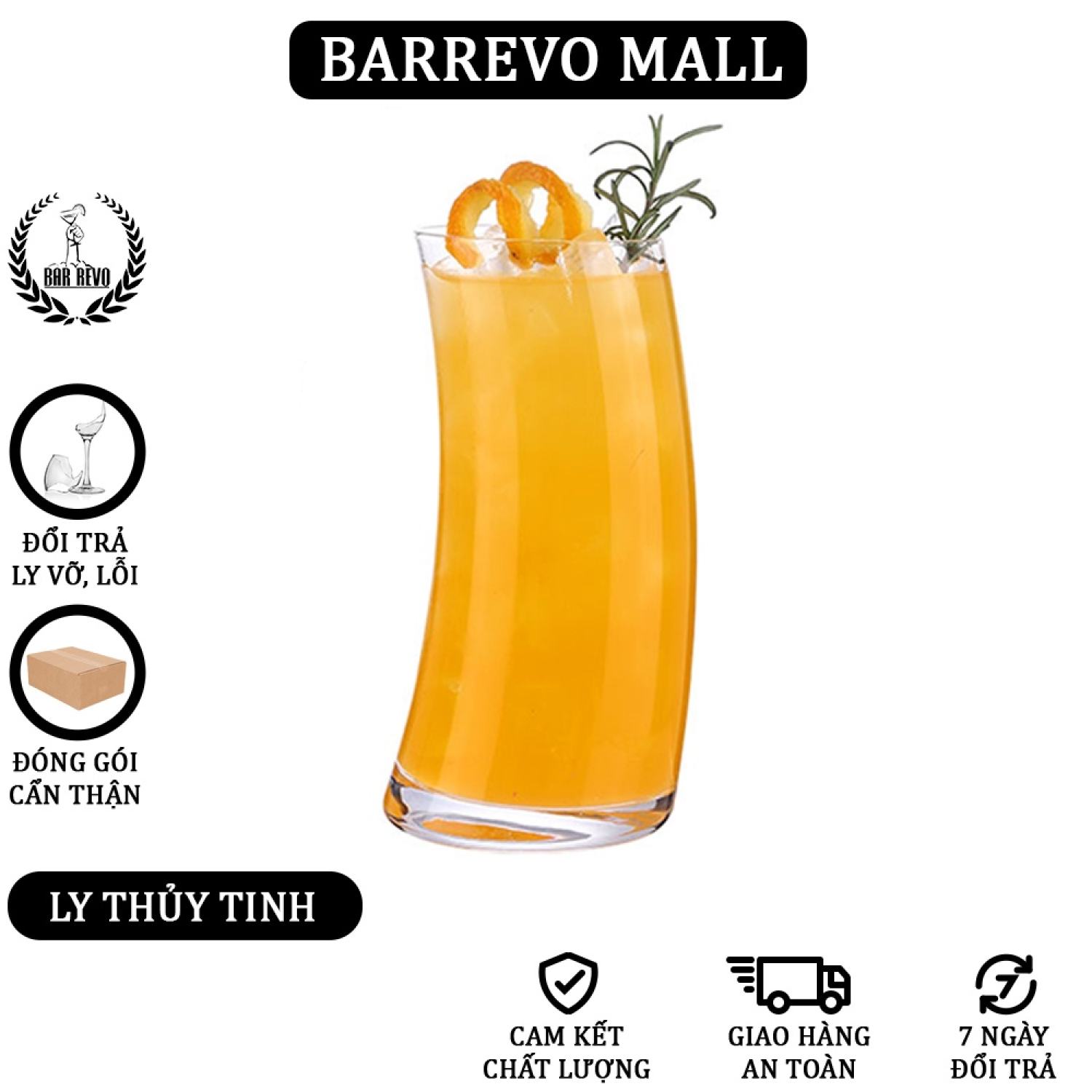 Highball Cocktail Glass - Ly Thủy Tinh