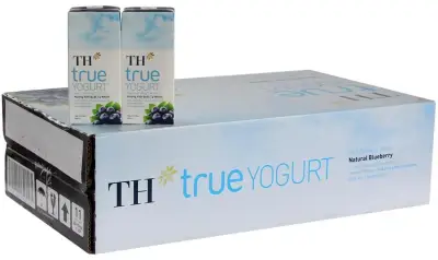 Thùng 48 hộp sữa chua TH True Yogurt Việt quất 180ml