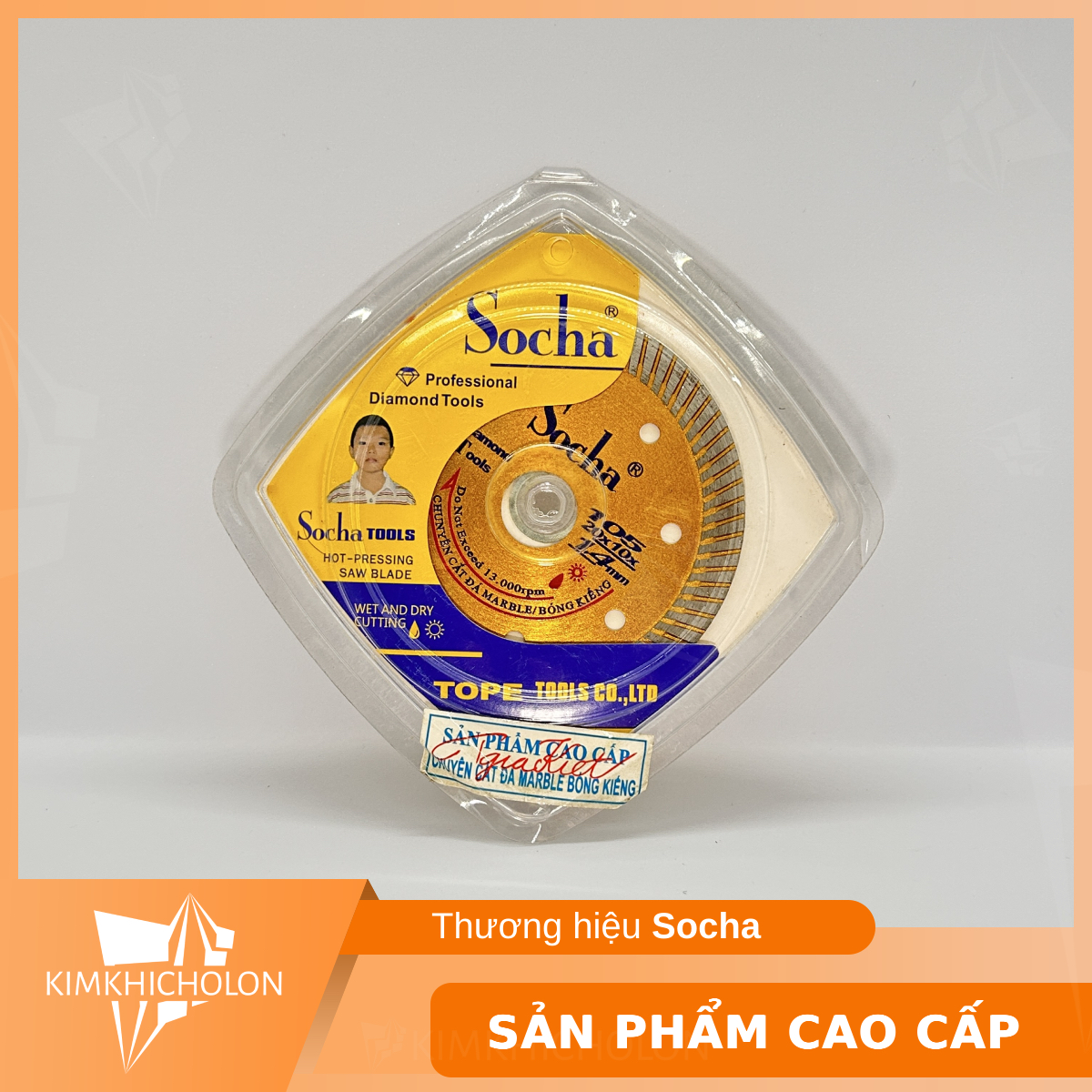 Lưỡi cắt gạch đa năng Socha: Sự lựa chọn hoàn hảo cho công việc xây dựng và sửa chữa