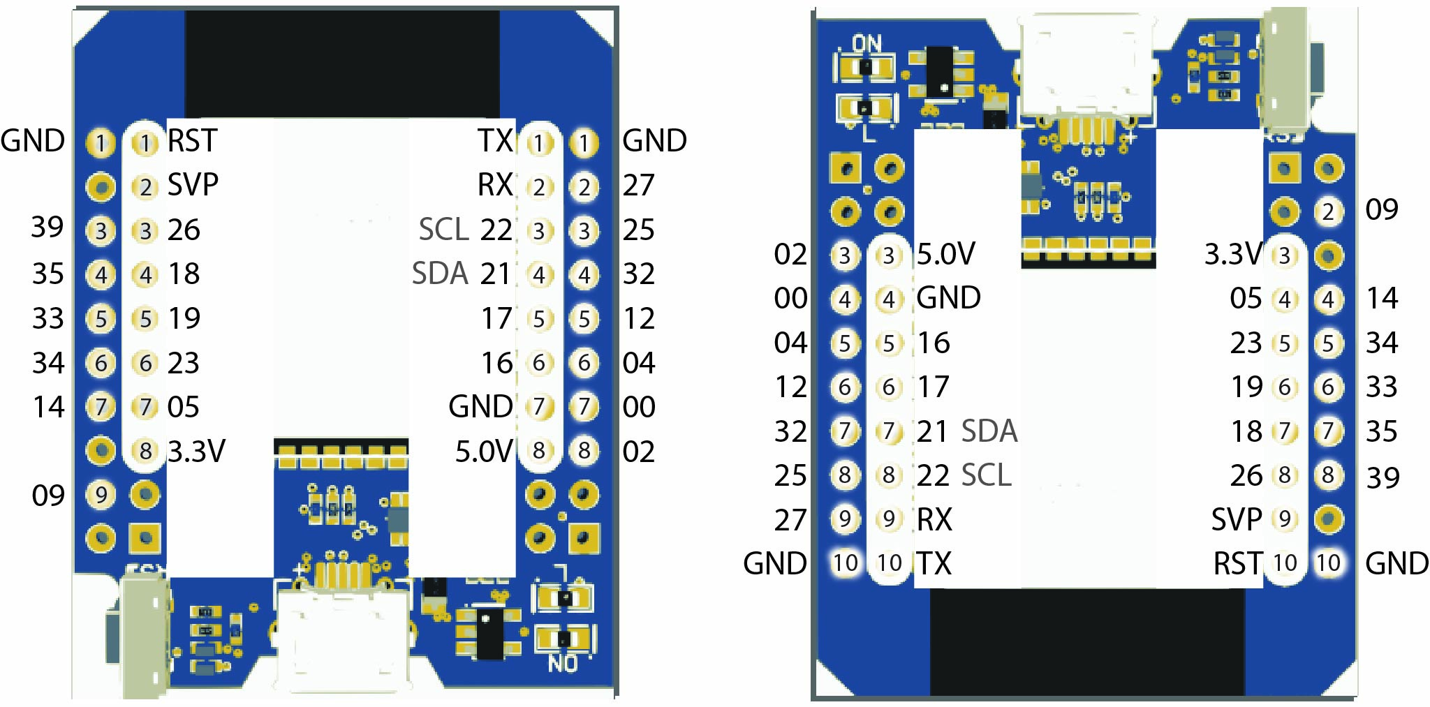 Mạch Thu Phát WiFi D1 mini ESP32 ESP-32 WiFi + Bluetooth BLE