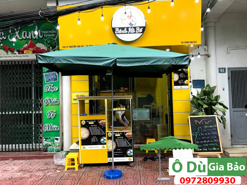(Chưa đế)Ô chính tâm vuông 2m5x3m ( Chưa bao gồm chân đế 15kg)