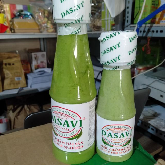 Muối chanh ớt xanh DASAVI chai nhỏ [ 130g]