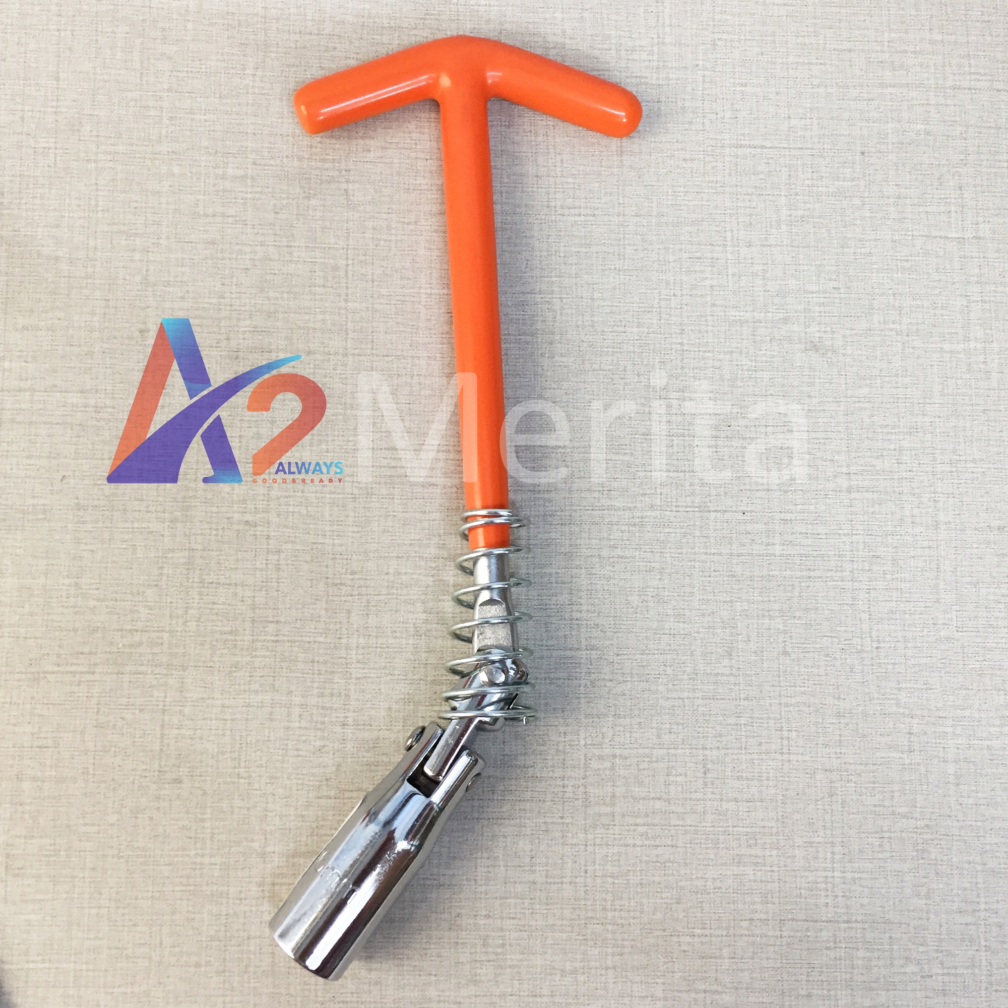 Tay mở bugi đầu bẻ 16mm asaki ak-7605