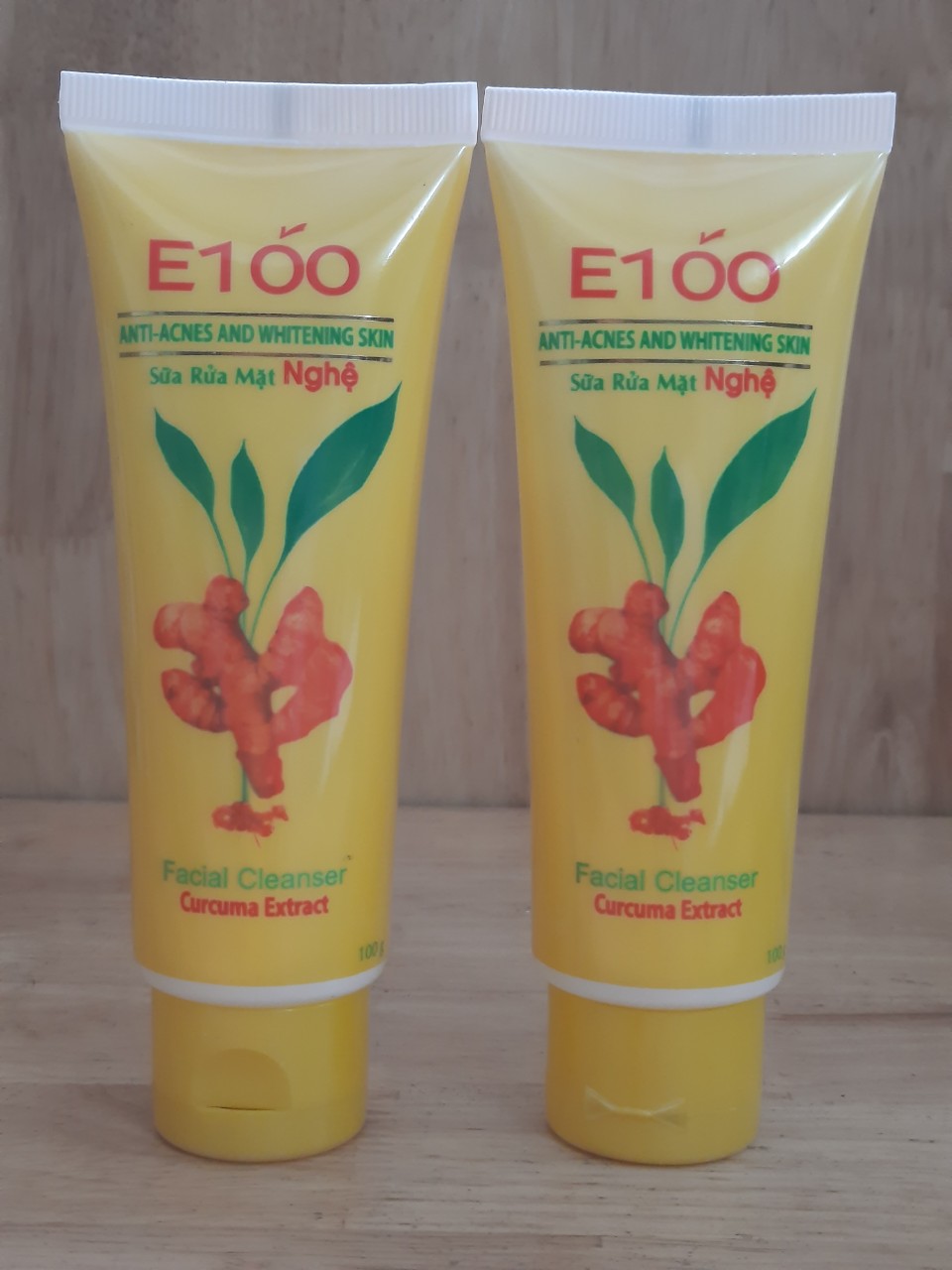 Combo 2 Tuýp Sữa Rửa Mặt E100 Nghệ - BACH HOA HV