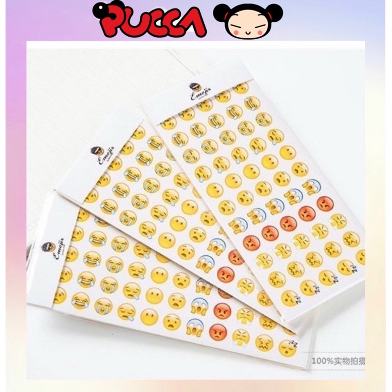 Combo 55 icon Sticker Dán Hình Emoji Ngộ Nghĩnh Bằng Giấy Trang Trí Dán ...