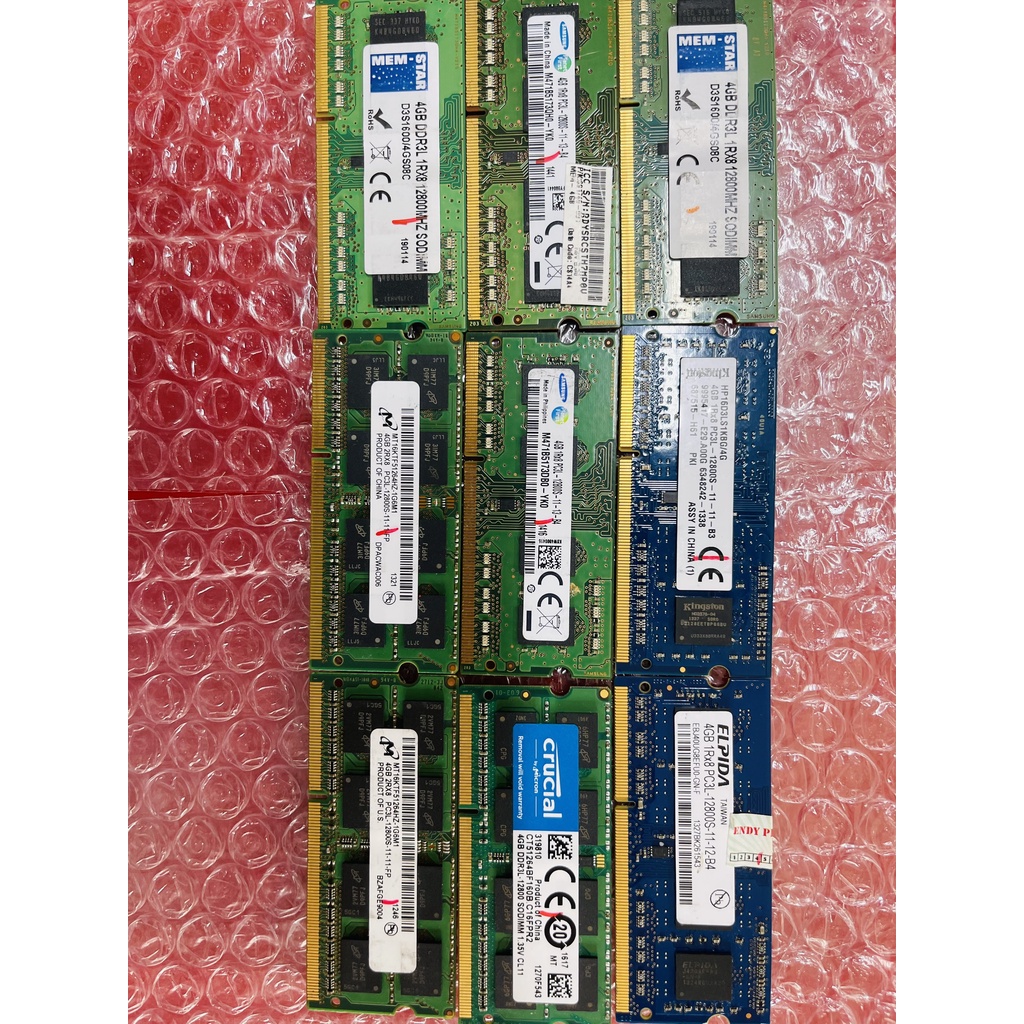 Ram Laptop DDR3/DDR3L 4G Bus 1600