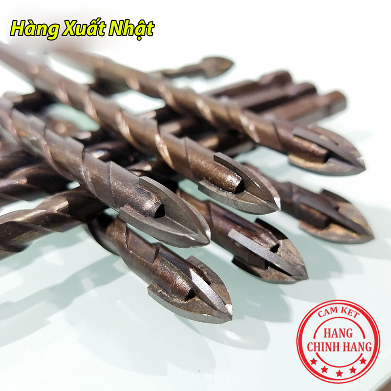 Bộ 7 Mũi khoan đa năng xuất nhật 4 cạnh chuôi lục giác