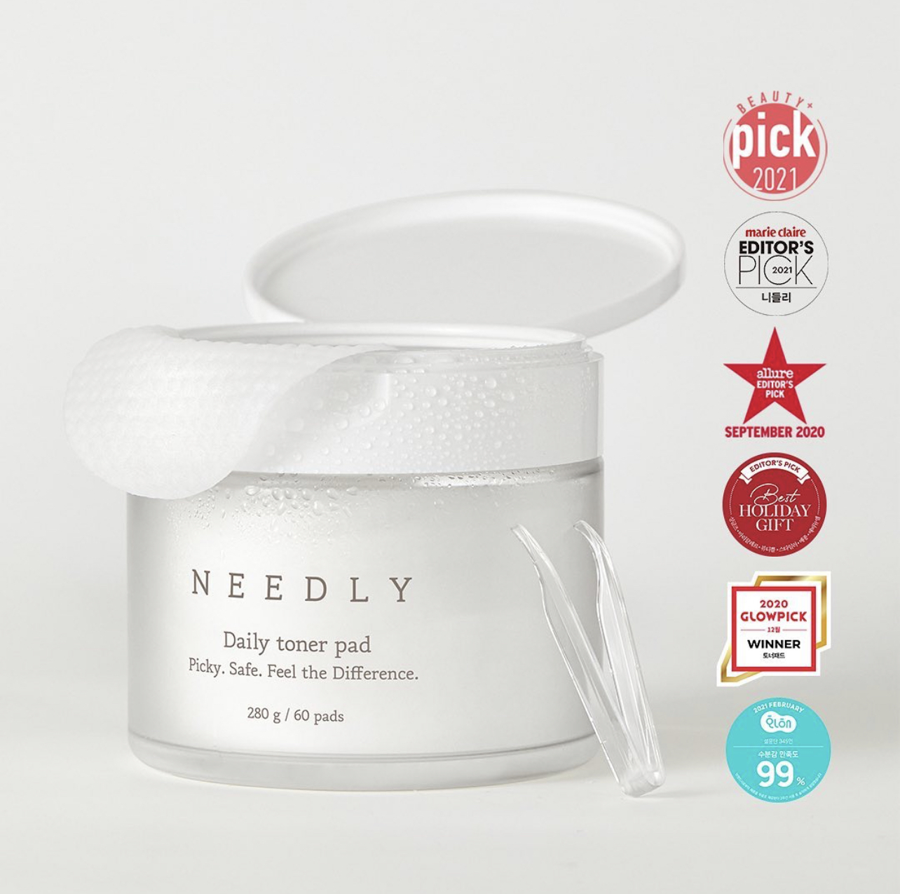 [FREESHIP]Pad tẩy da chết Needly Daily Toner Pad (60 pads)