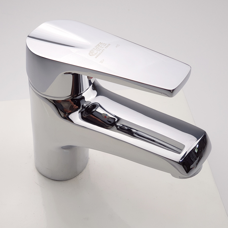 Vòi lavabo nóng lạnh Đồng mạ Chrome Eurolife EL-IRIS 02 (Trắng bạc)