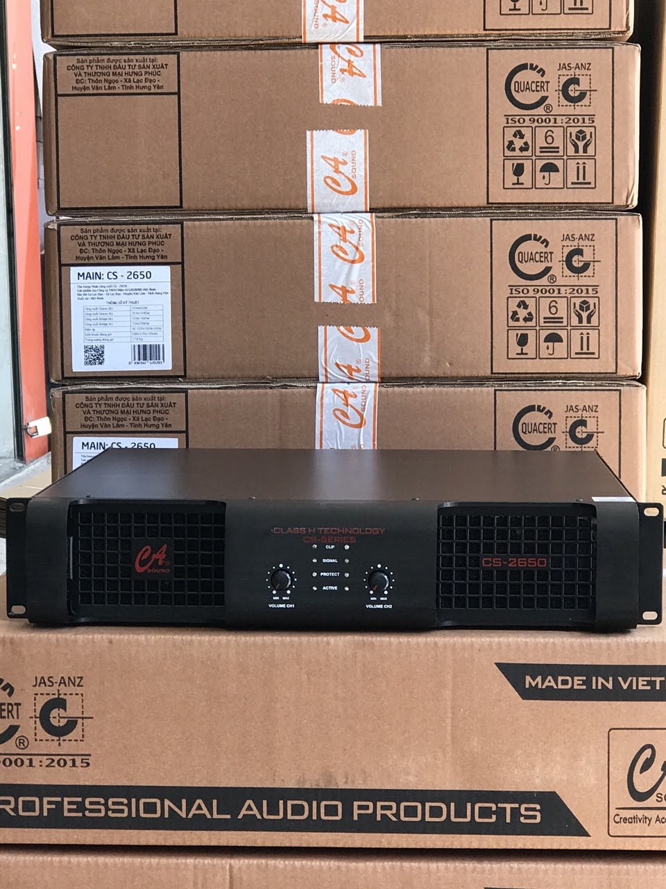Đẩy công xuất CA Sound CS 2650, chuẩn hãng, 32 sò, 2 kênh, 800W /1 kênh nếu loa 8 ôm, 1000W/1 kênh nếu loa 4 ôm. | Lazada.vn