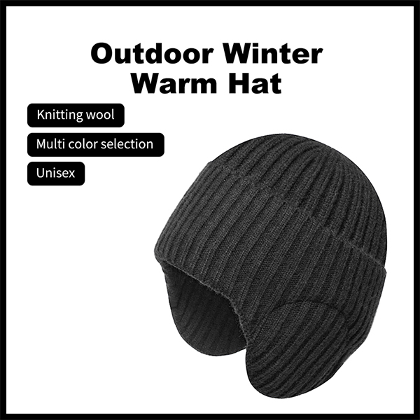 Homful series Mũ mùa đông ấm áp Mũ len đan dày cùng giới tính mũ đội