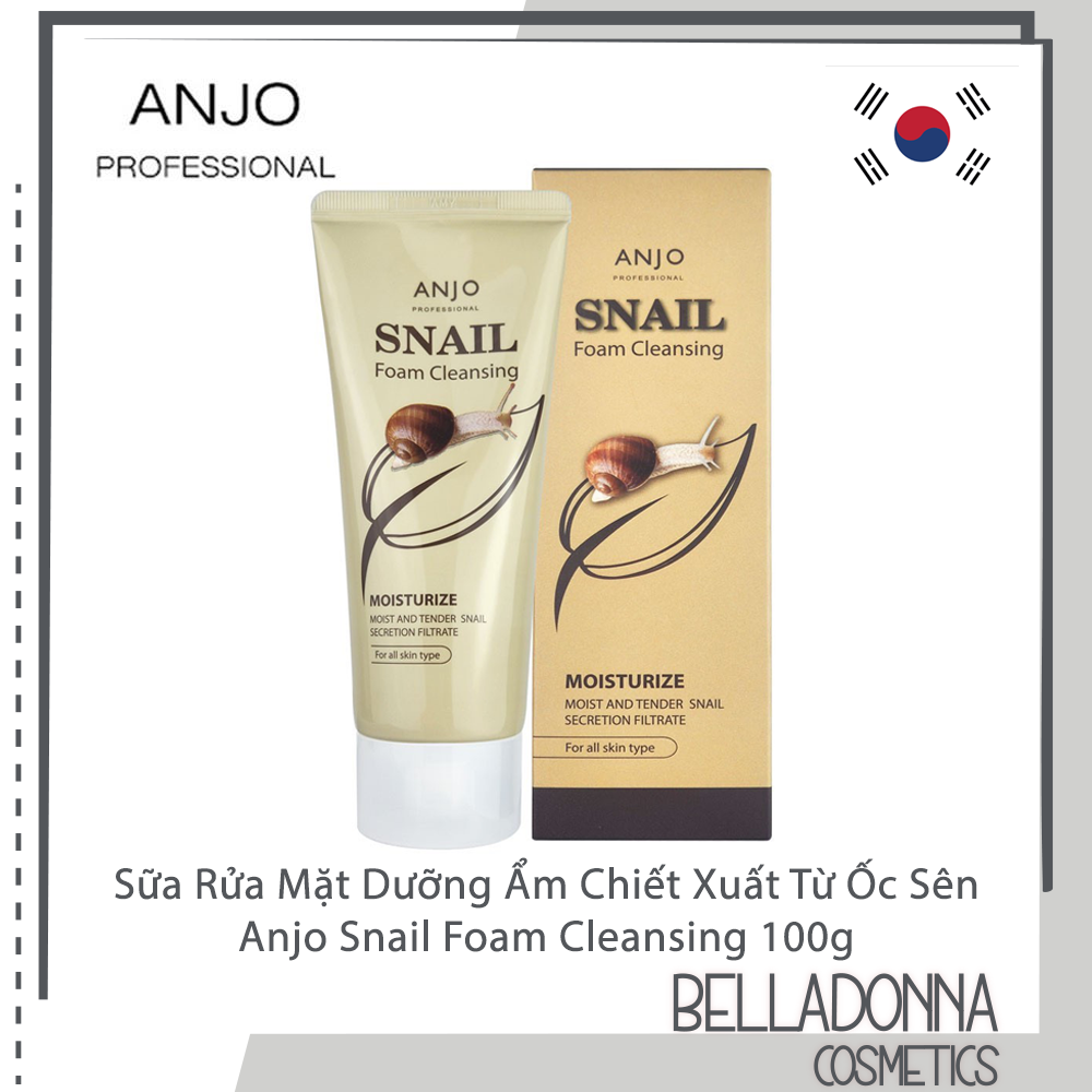 Anjo Snail Foam Cleansing 100g