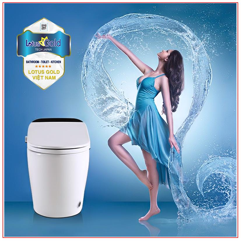 Bồn cầu Smart GOLD-Rose