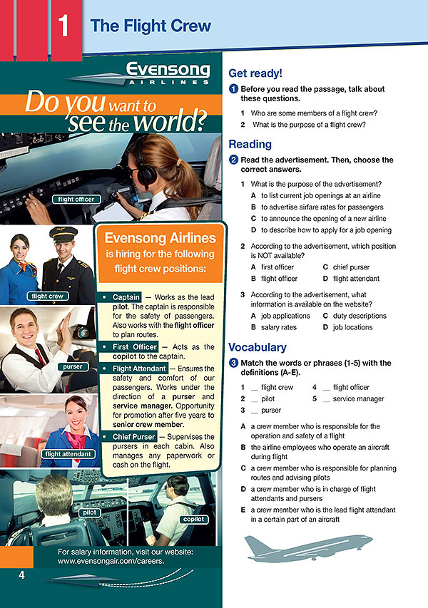 Sách - dtpbooks - Career Paths Flight Attendant (Esp) Student's Book With Crossplatform Application
