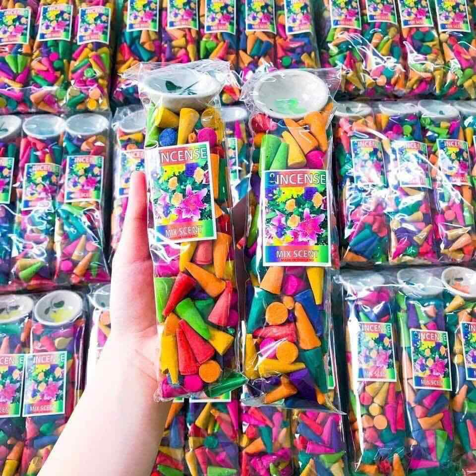Combo 100 nụ trầm hương mix mùi Thái Lan