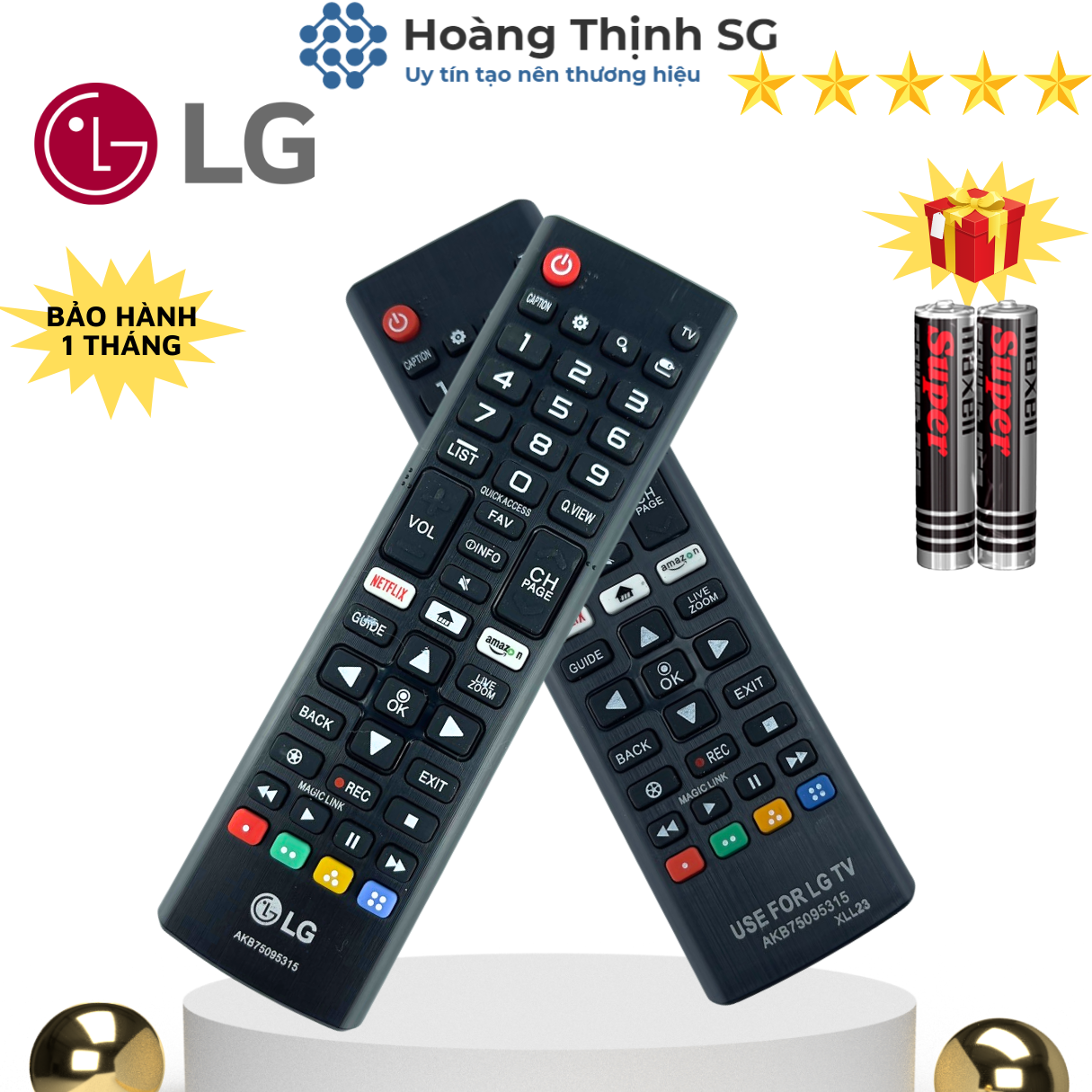 Remote điều khiển tivi LG SMART 2018, điều khiển TV LG các dòng Led / LCD - Tặng kèm pin