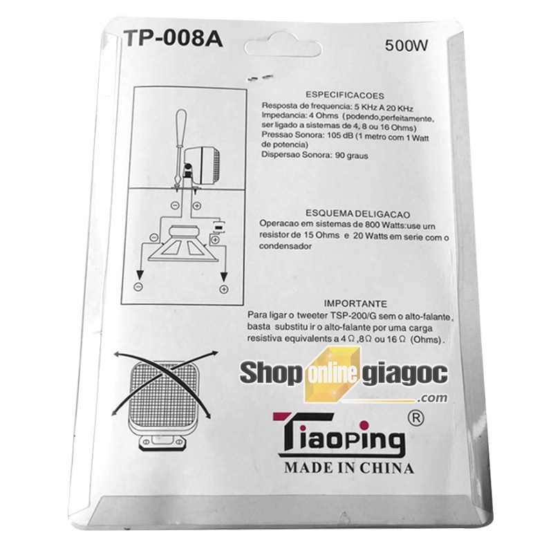 Cặp Loa Treble Ô Tô TP008A