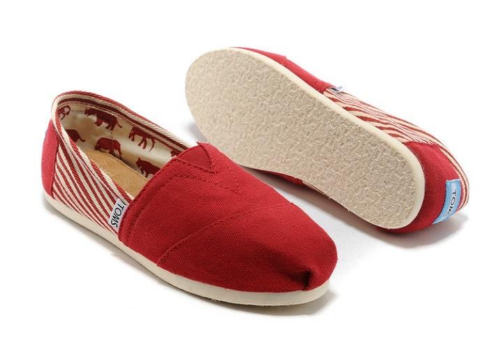 Giày TOMS KẺ đế cao su - L1 KẺ