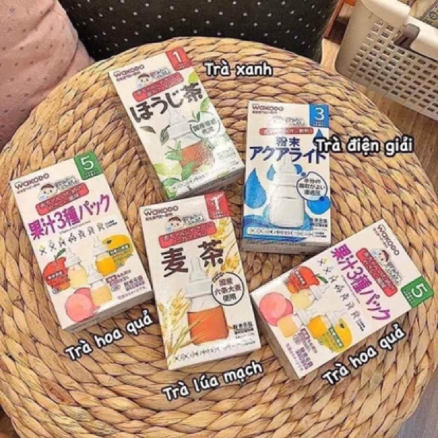 Trà Wakodo Nhật Bản Cho Bé Từ 1 Tháng Tuổi - Trà Lúa Mạch