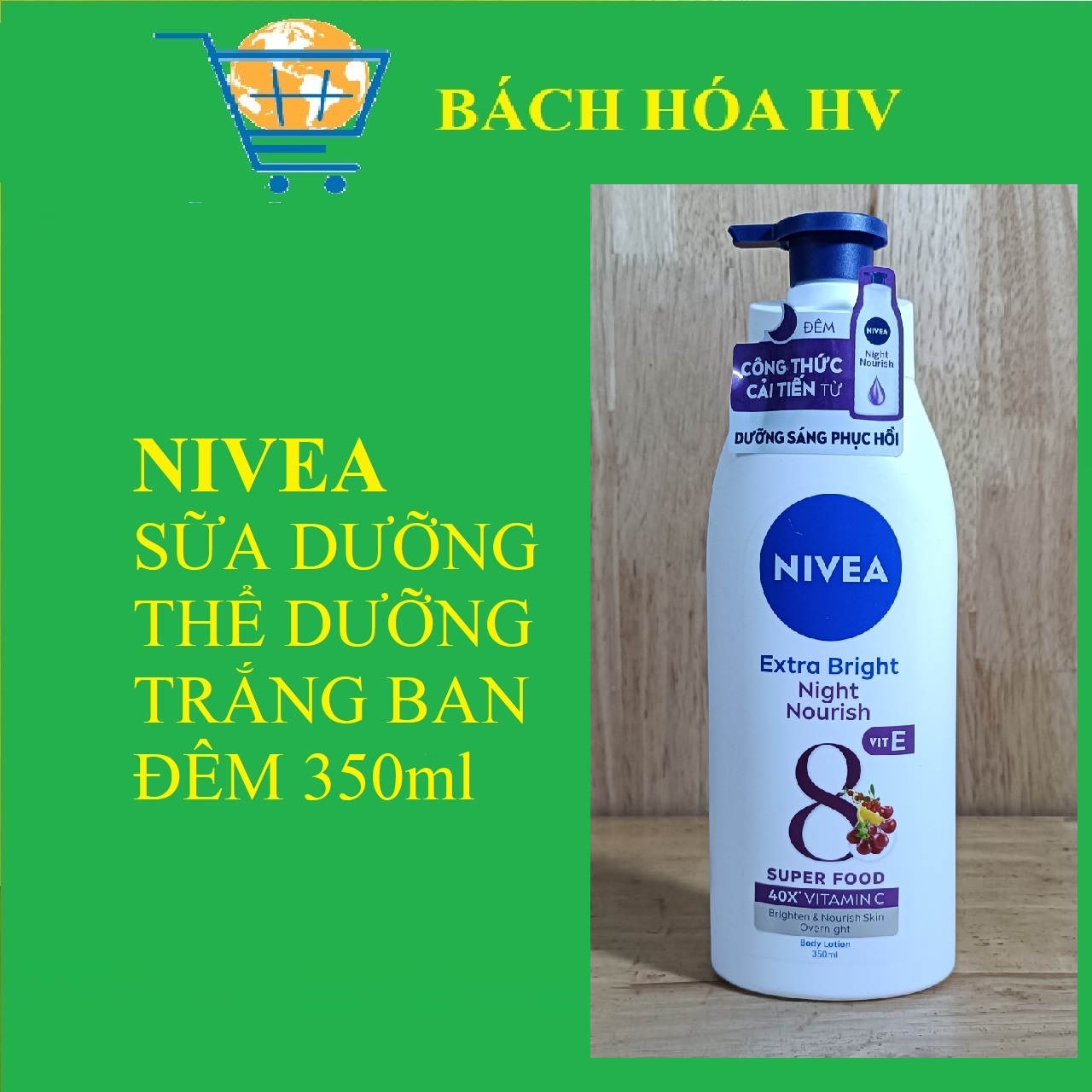 Sữa dưỡng thể Nivea 350g - BACH HOA HV