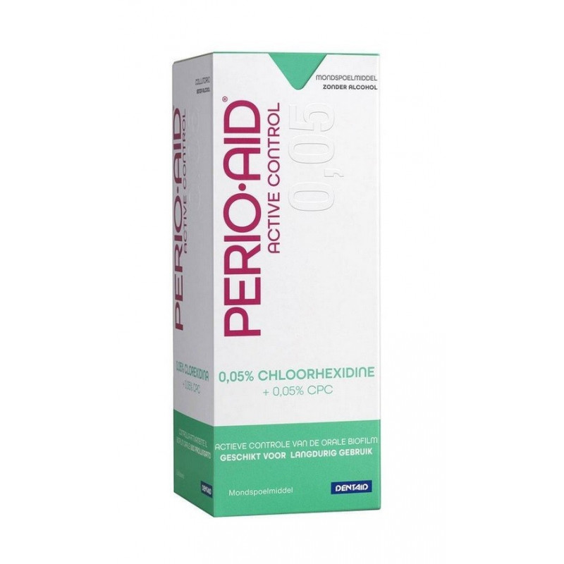 [HCM]Nước xúc miệng Perio-Aid activecontrol 0.05% Chlohexidine + 0.05% CPC