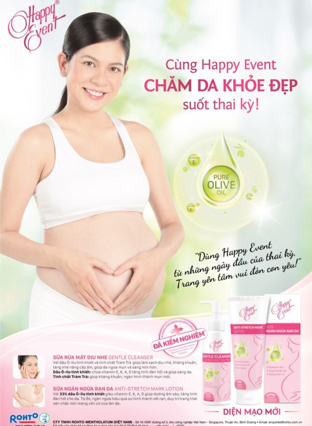 Sữa chống rạn da Happy Event 100ml