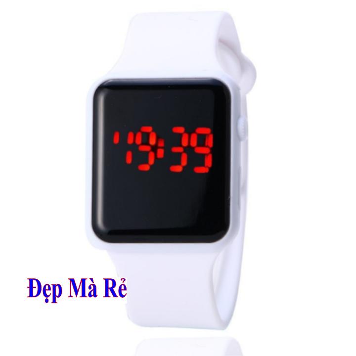 Đồng hồ nam dây cao su Led cá tính