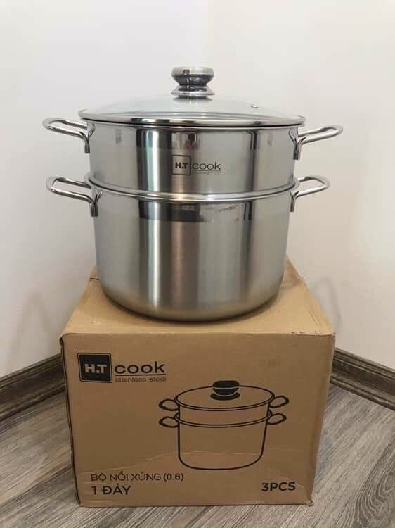 Xửng hấp Fata ( HT ) cook  28cm vung kính
