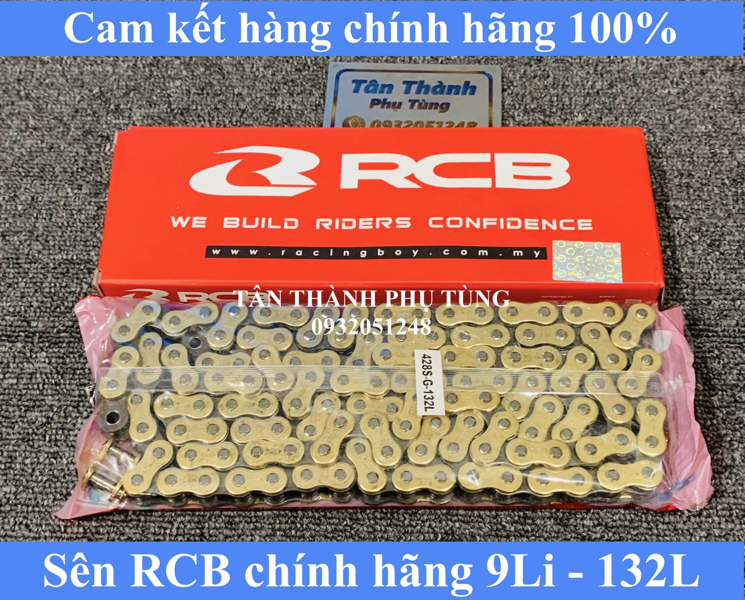 Sên rcb chính hãng 9li - 132l